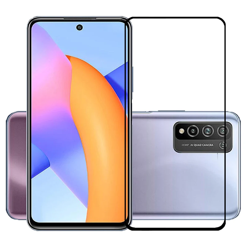 

2 шт. 2.5D 9H Защита экрана для Huawei Honor 10X Lite Полное покрытие закаленное стекло Взрывозащищенная стеклянная пленка