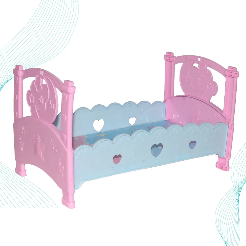 

Simulation Baby Bed Fun Children Doll Room Bed Accessories