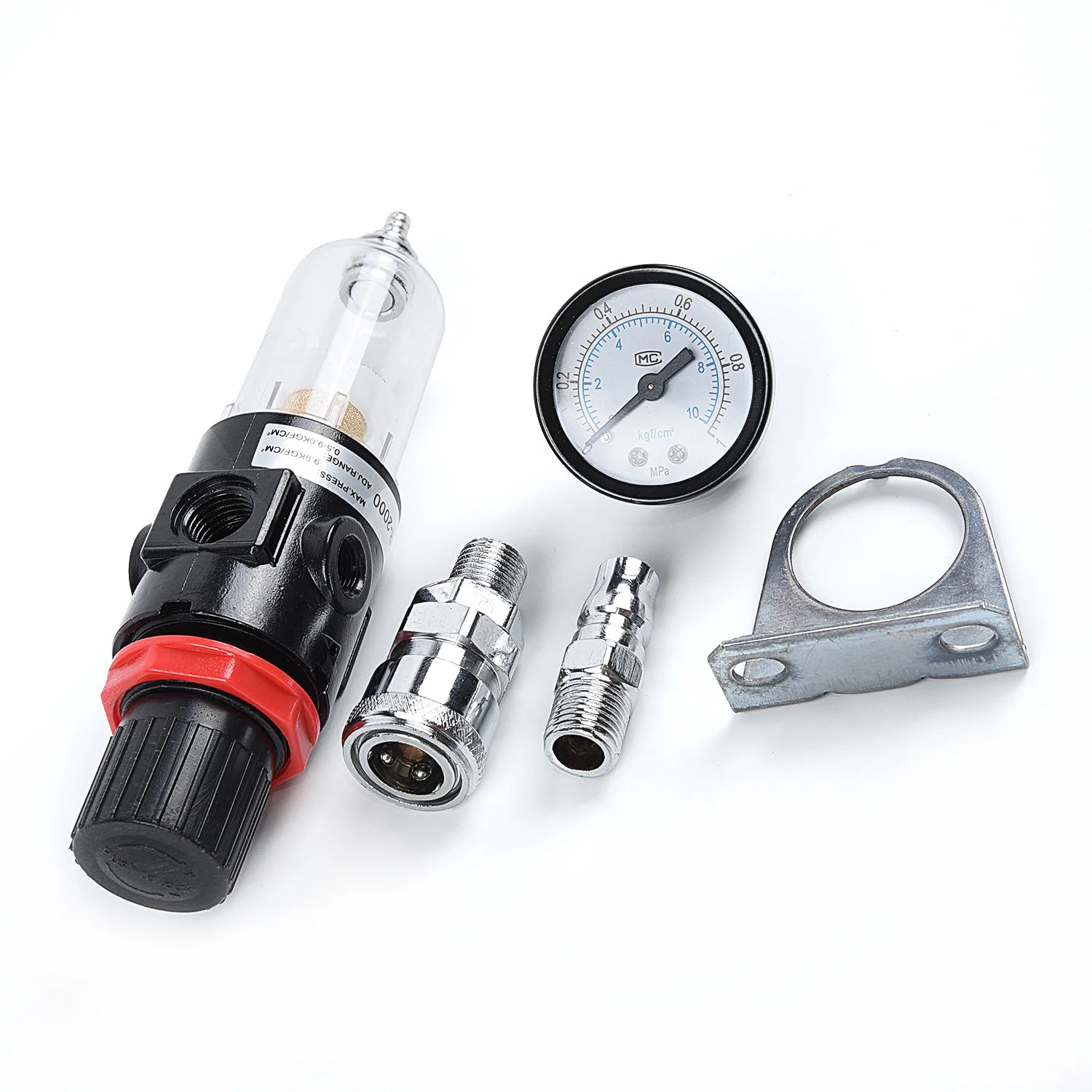 

1X Air Compressor Filter Regulator Gauge Water Trap Air Tool Compressor New