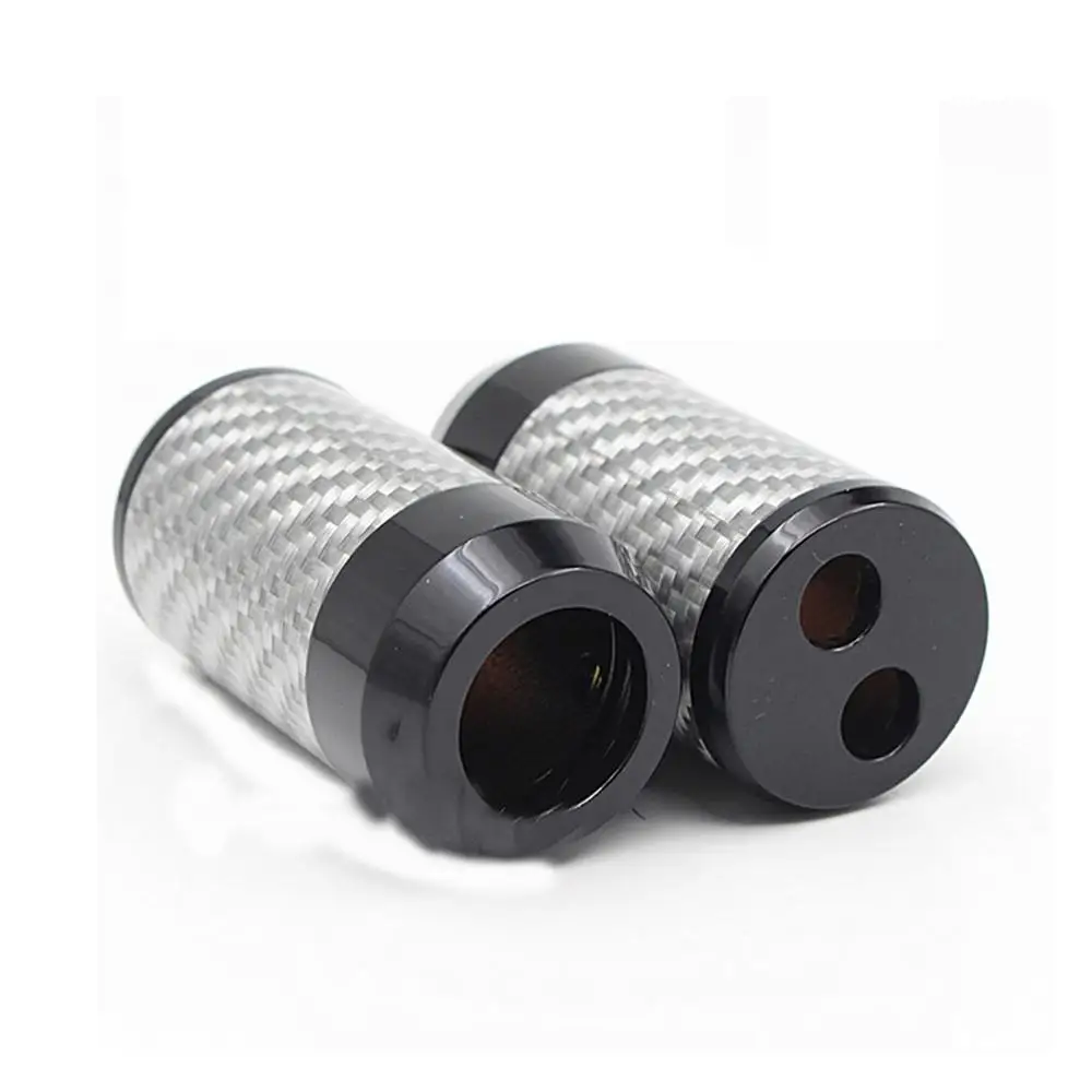 HiFi Y-образный разветвитель из углеродного волокна динамик аудиокабель питания