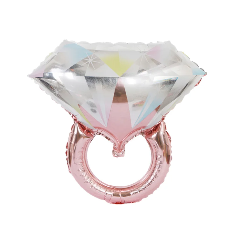 Кольцо с бриллиантами 68*61 см Свадебный шар розовое золото Алмазный