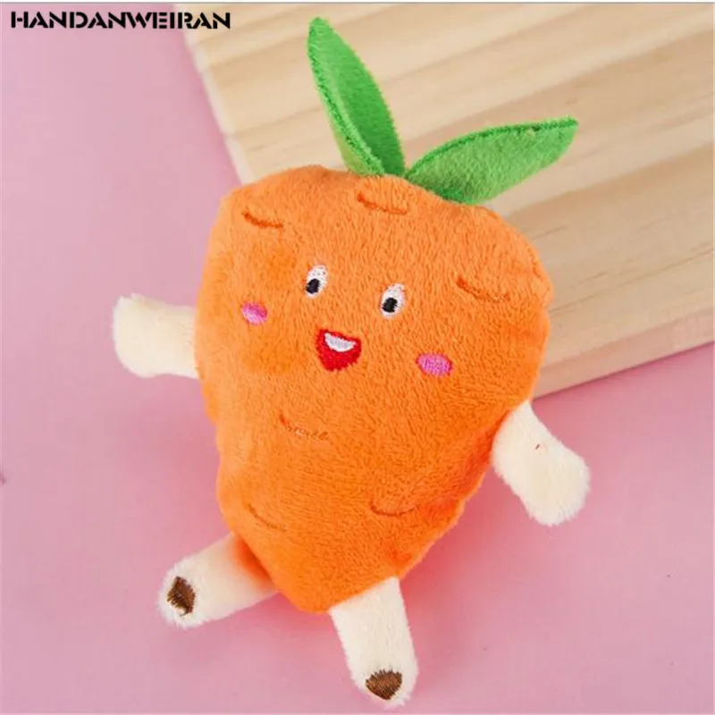 Плюшевая морковка в виде арбуза клубники 1 шт. 10 см горячая Распродажа новинка