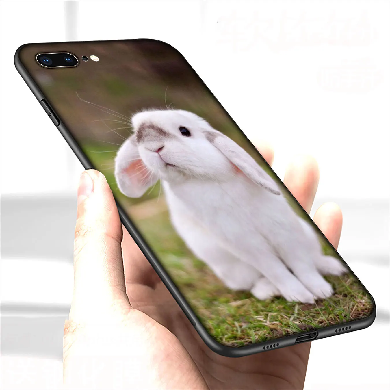 IYICAO милые белые с рисунком кролик для малышей мягкий силиконовый чехол iPhone 12 мини