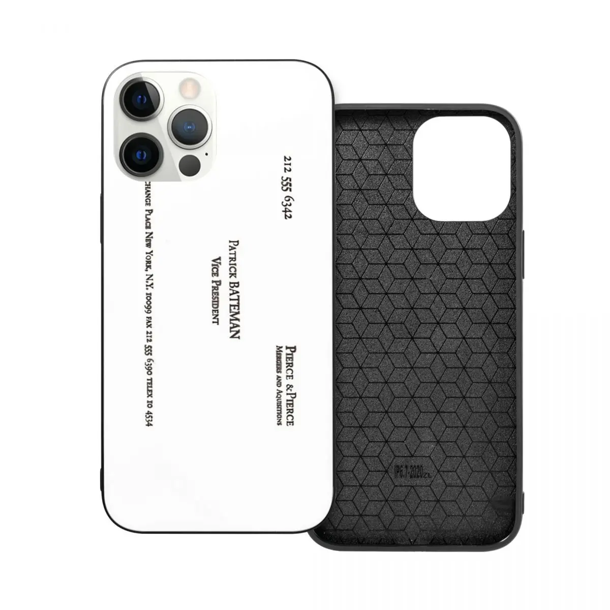 

Стеклянный бампер для телефона Патрик Батман из ТПУ для iPhone 12 11 Xs Xr X Pro Max Mini 7 8 Se2 Plus 6 6S