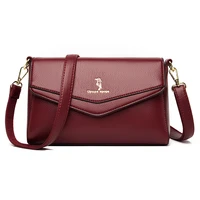 female handbags luxury designer crossbody bags for women square solid flap bags ladies shoulder bag vintage sac leather hand bag