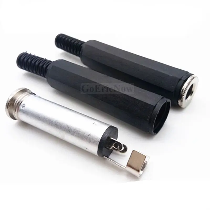 50 шт. сварочный пластиковый переходник со штекером/гнездом для аудио TRS 1/4 дюйма 6 5