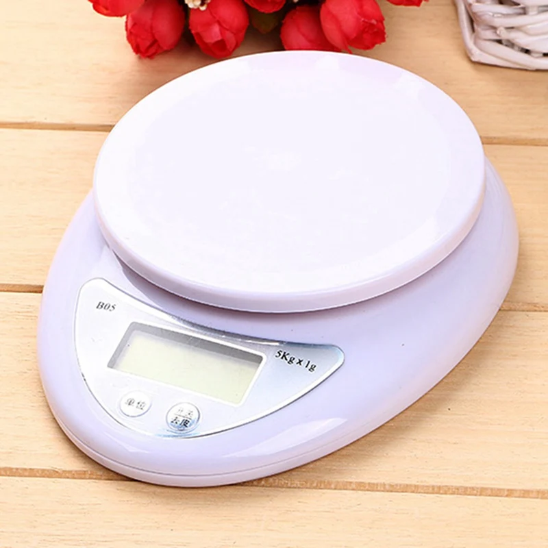 

Kitchen scales electronic up to 5kg white Home Garden Kitchen,Dining Bar Measuring Tools land supplies