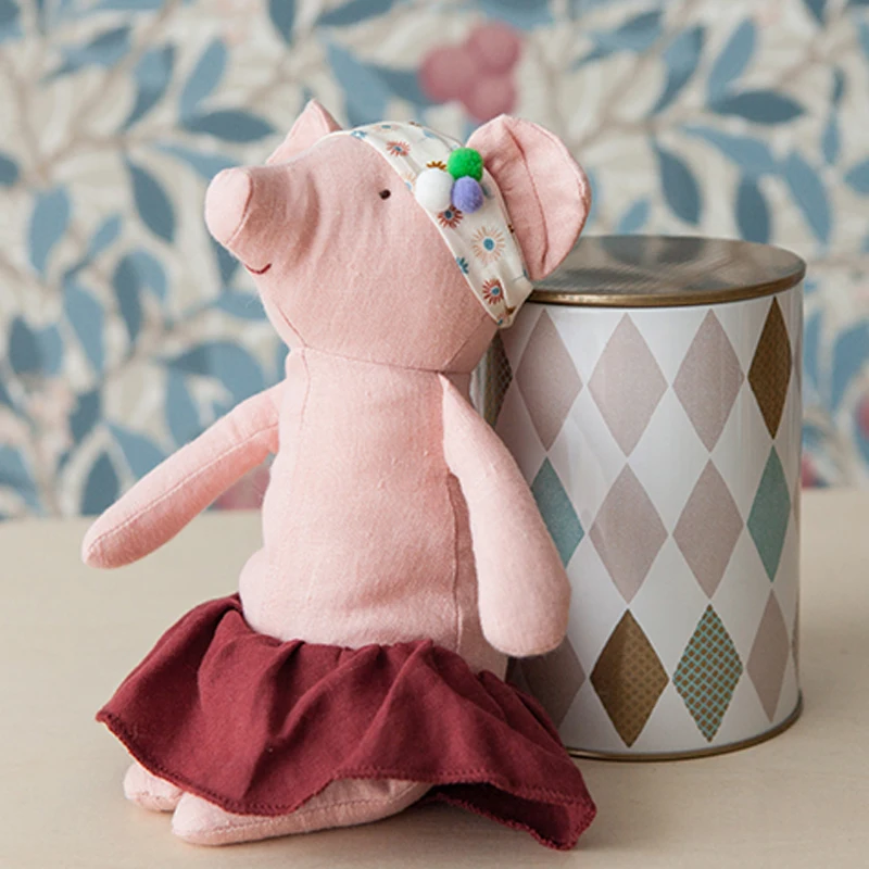 Плюшевая Маленькая свинья мультяшная мягкая кукла Зверюшка нурсей Сказочная