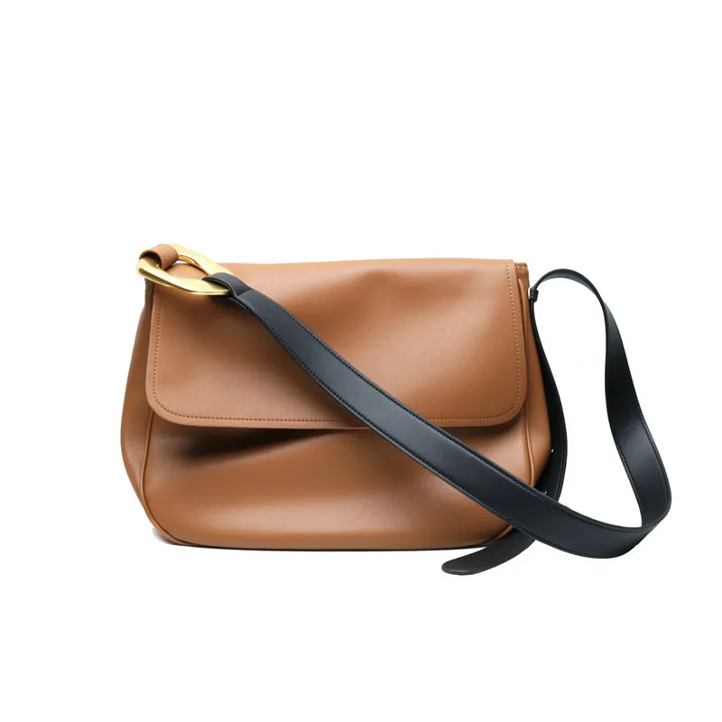 

Large Bag Underarm Bag New Casual Hobo Shoulder Bag Leather Soft Cowhide Handbag Large Capacity Bag Female Genuine Leather