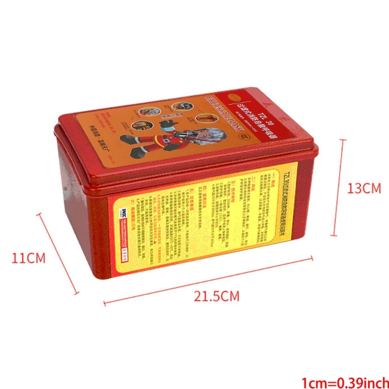 

Fire Eacape Face Mask Self-rescue Respirator Gas Mask Smoke Protective Face Cove 103E