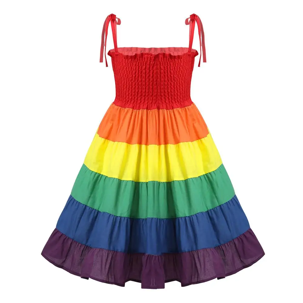 Летнее платье для маленьких девочек Платье принцессы до середины голени на