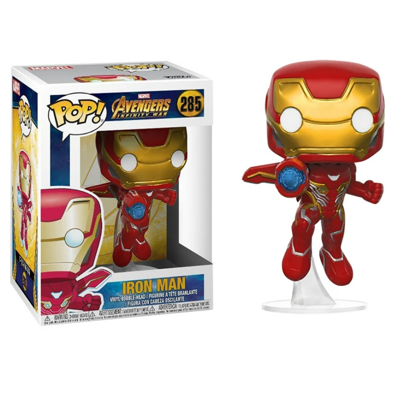 Funko pop Marvel Мстители Железный человек Капитан Америка Тор Черная Вдова Халк Локи модель человека-паука оригинальная коробка игрушки на день рождения