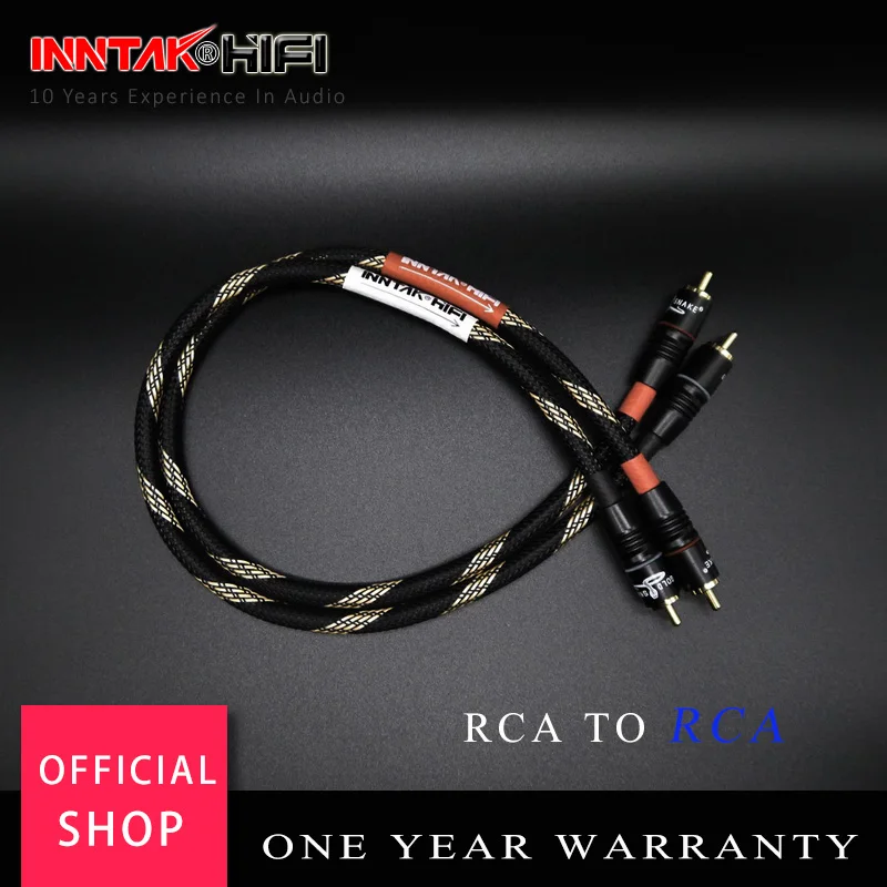2 шт./пара 4N OFC RCA аудиокабель штекер к HIFI для усилителя DAC TV/0 М 5 м NO1016|Кабели VGA| |