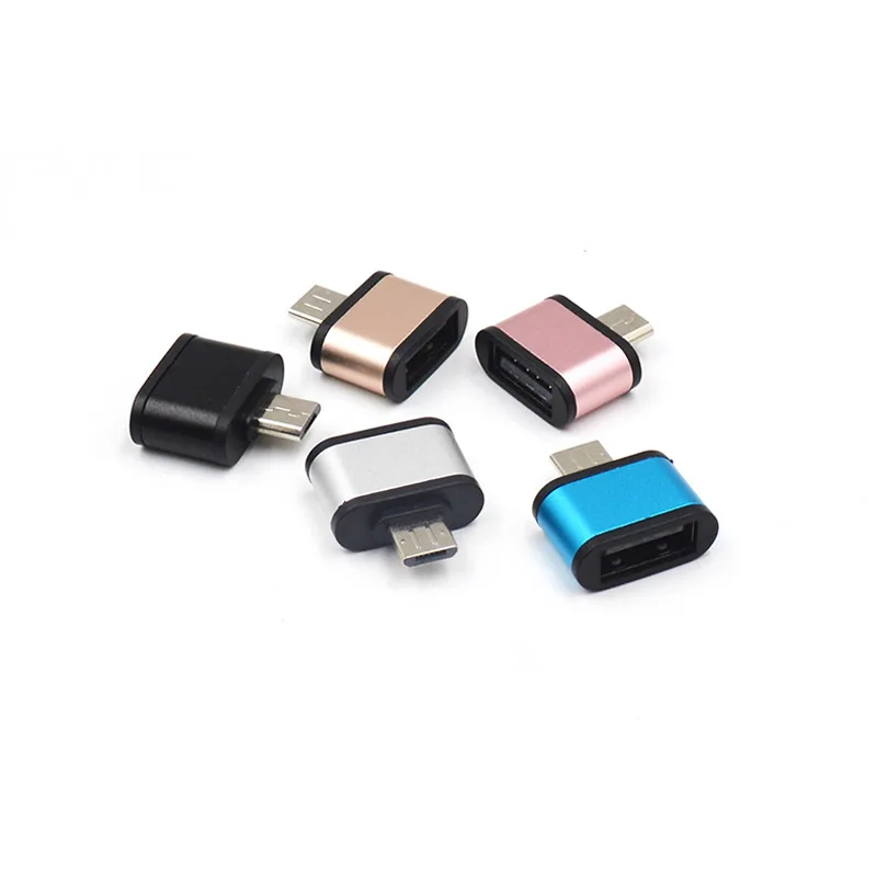 Металлический адаптер Micro USB Male to Female OTG кабель конвертер для планшета V8 порт Android