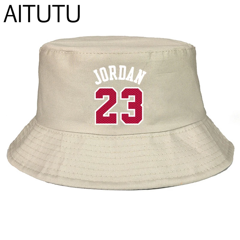 

Jordan 23 Print Summer Bucket Hats men Foldable Fisherman Hat Woman Soft Beach Sun Cap Man Fashion Soild Panama Bucket Hats