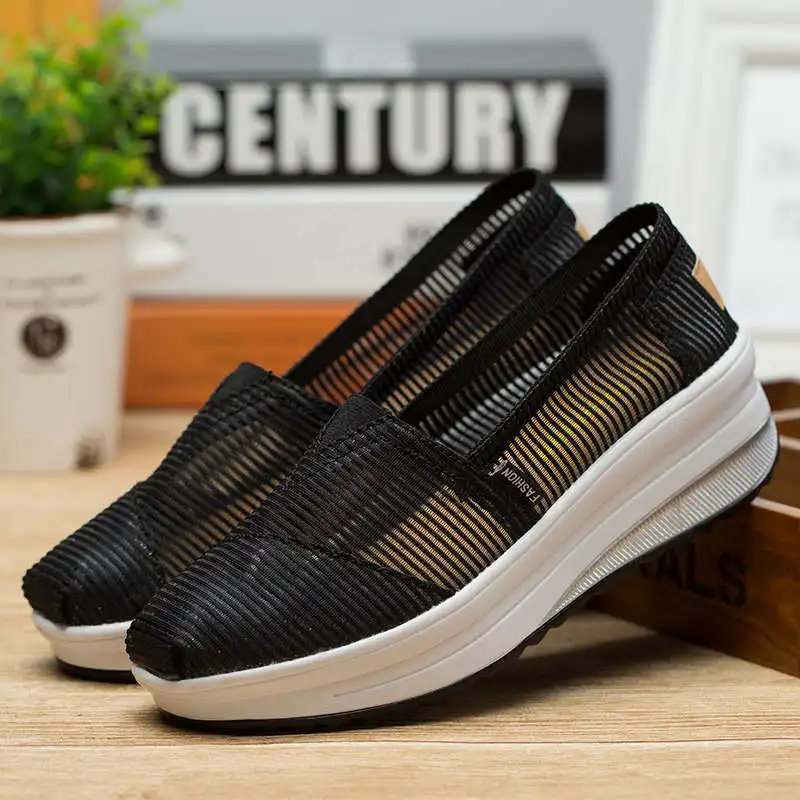 

Кроссовки женские легкие, спортивная обувь для бега на платформе