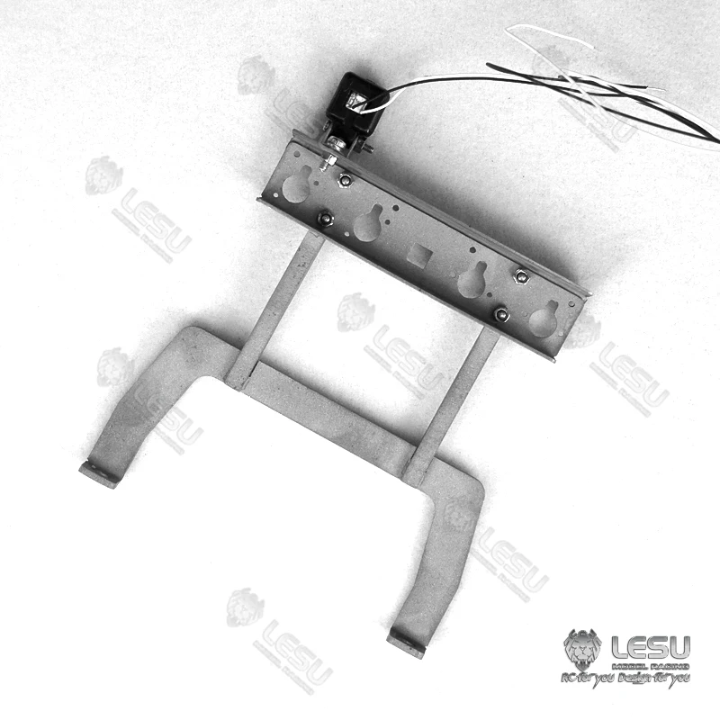 LESU металлическая стойка с фиксированной проволокой и прожектором для TAMIYA 1/14 RC DIY