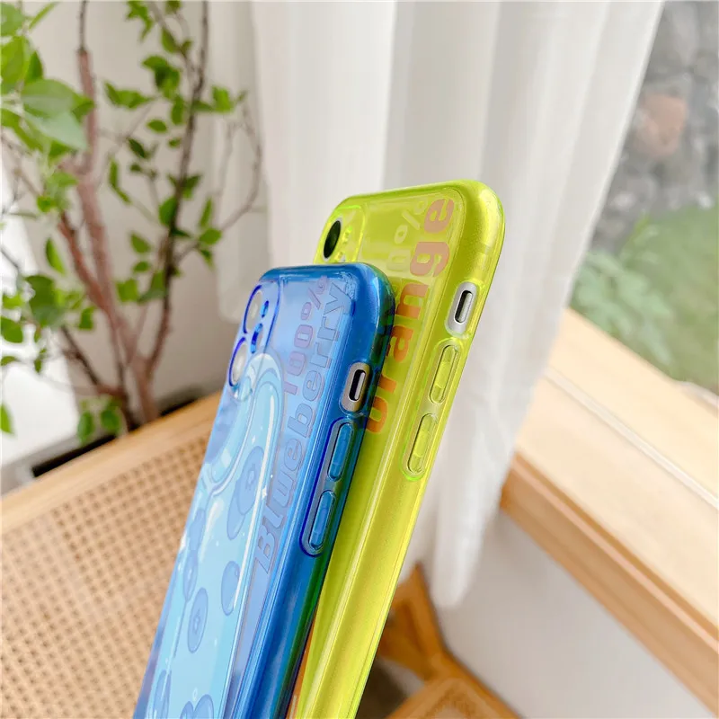 Флуоресцентный чехол с мороженым для iphone 11 Pro Max 7 8 plus X XR XS SE 2 мягкая задняя крышка