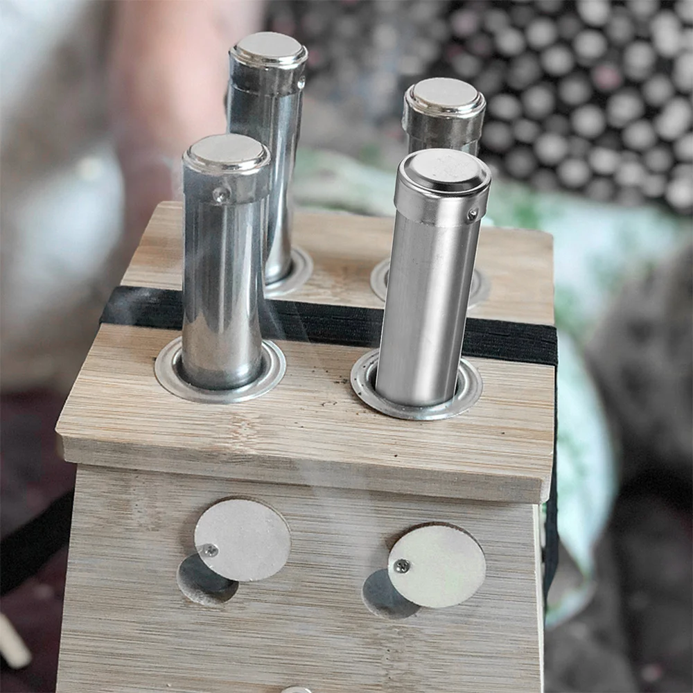 

6Pcs Portable Moxa Stick Pusher Burner Holder Moxibustion Therapy Stick Roller