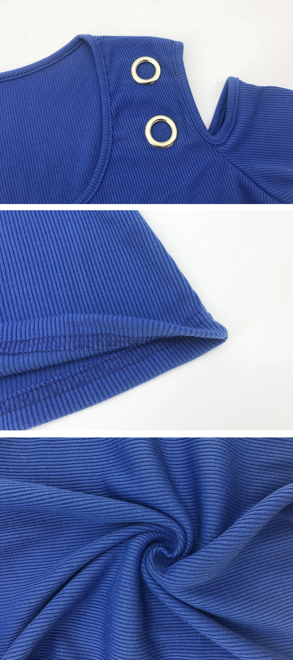 

Summer Women T-shirts Solid Color T-Shirts Hollow Out Design Corns Decor O-Neck Short Sleeve Slim Pullovers Top For Streetwear