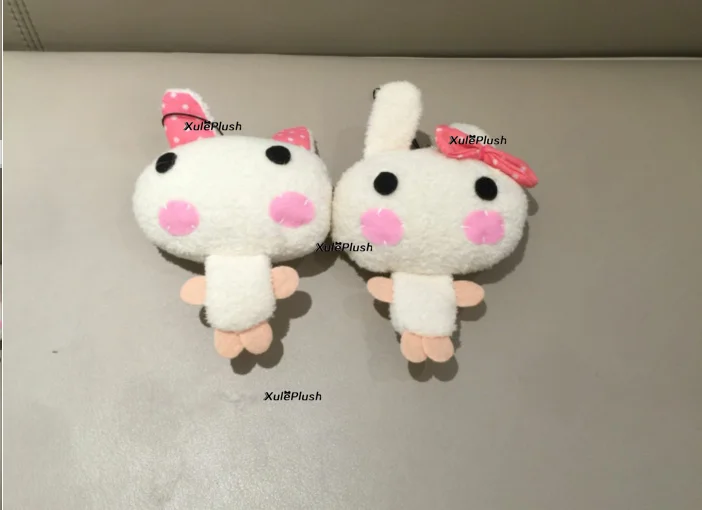 1piece random 9cm Мини 4-18 см прибл. Кролик маленькое плюшевое набивное игрушечное кукла, одежда и аксессуары для волос Декор плюшевые игрушки куклы - Цвет: 1piece random 9cm