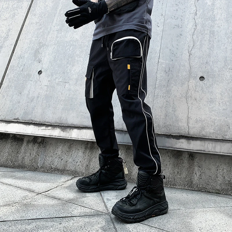 2021 Spring Autumn New Style Men's Fashion Solid Color Cargo Pants Men Casual Sport Trousers | Мужская одежда