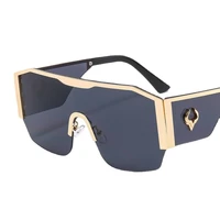 2021 new fashion shield sunglasses men women high quality luxury gradients lens bull logo brand designer hot sell sunglasses