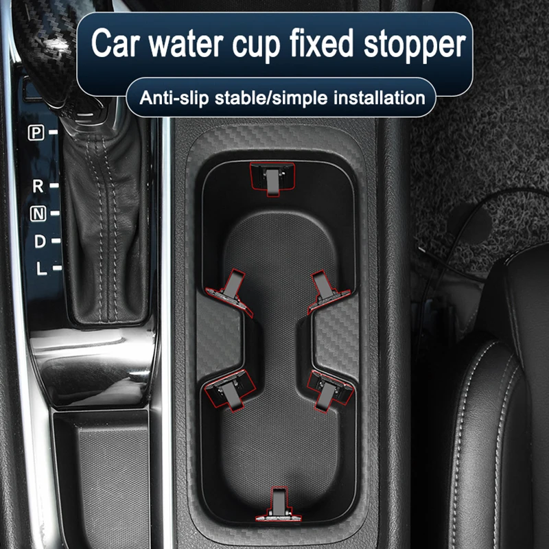 3 шт./6 шт. Автомобильный бортовой держатель стакана для воды вставка стабилизатор Стакана Для BMW KIA AUDI FORD TOYOTA RAV4 TESLA аксессуары для интерьера а...
