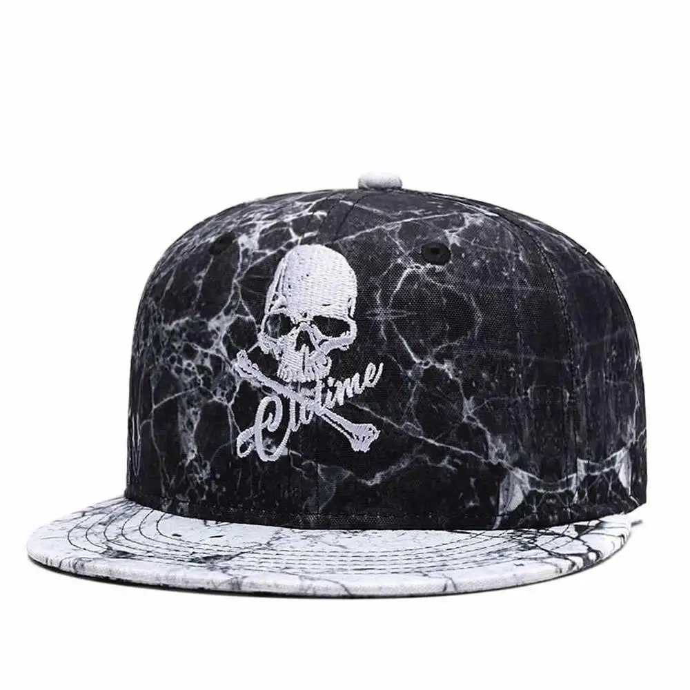 Бейсболка с вышивкой в виде черепа кепка милая Кепка для мальчиков и девочек