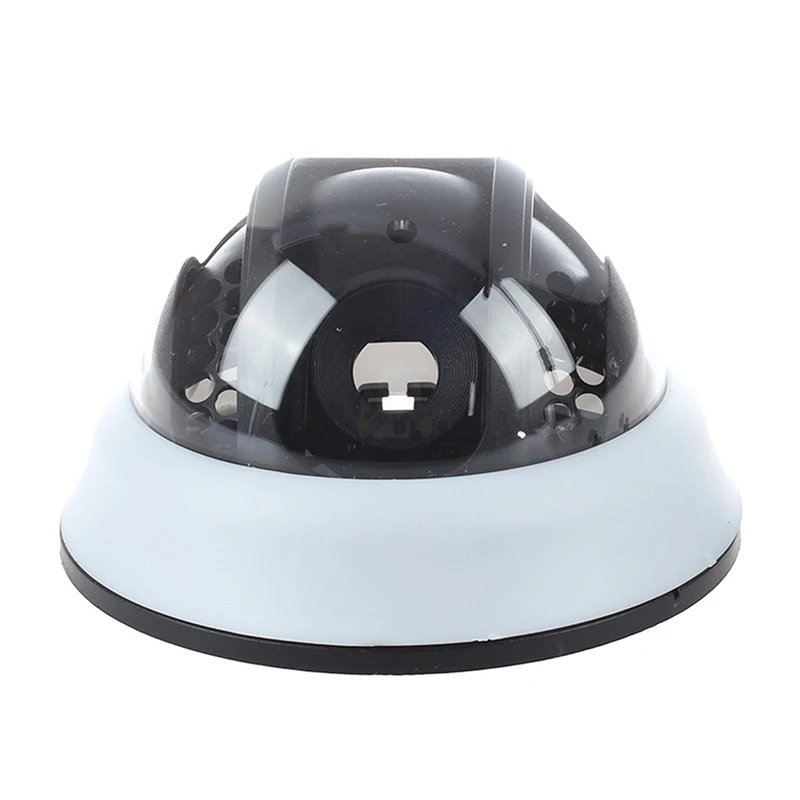 Наружная камера видеонаблюдения черный белый цвет пластиковый корпус Круглый