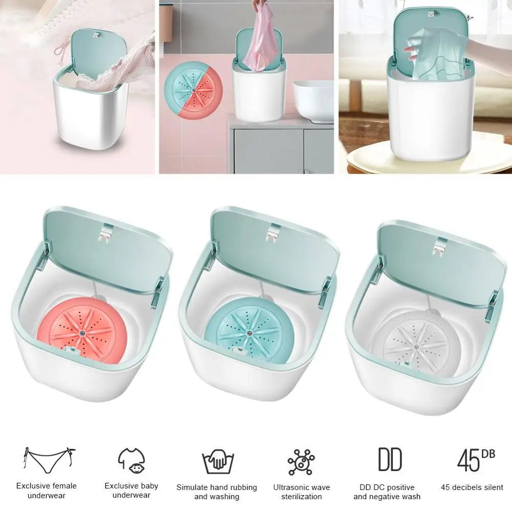 

Mini Washing Machine Automatic Household Dehydrated Mini Tube3-5Kg Wash Dry Underwear Care Cleaner