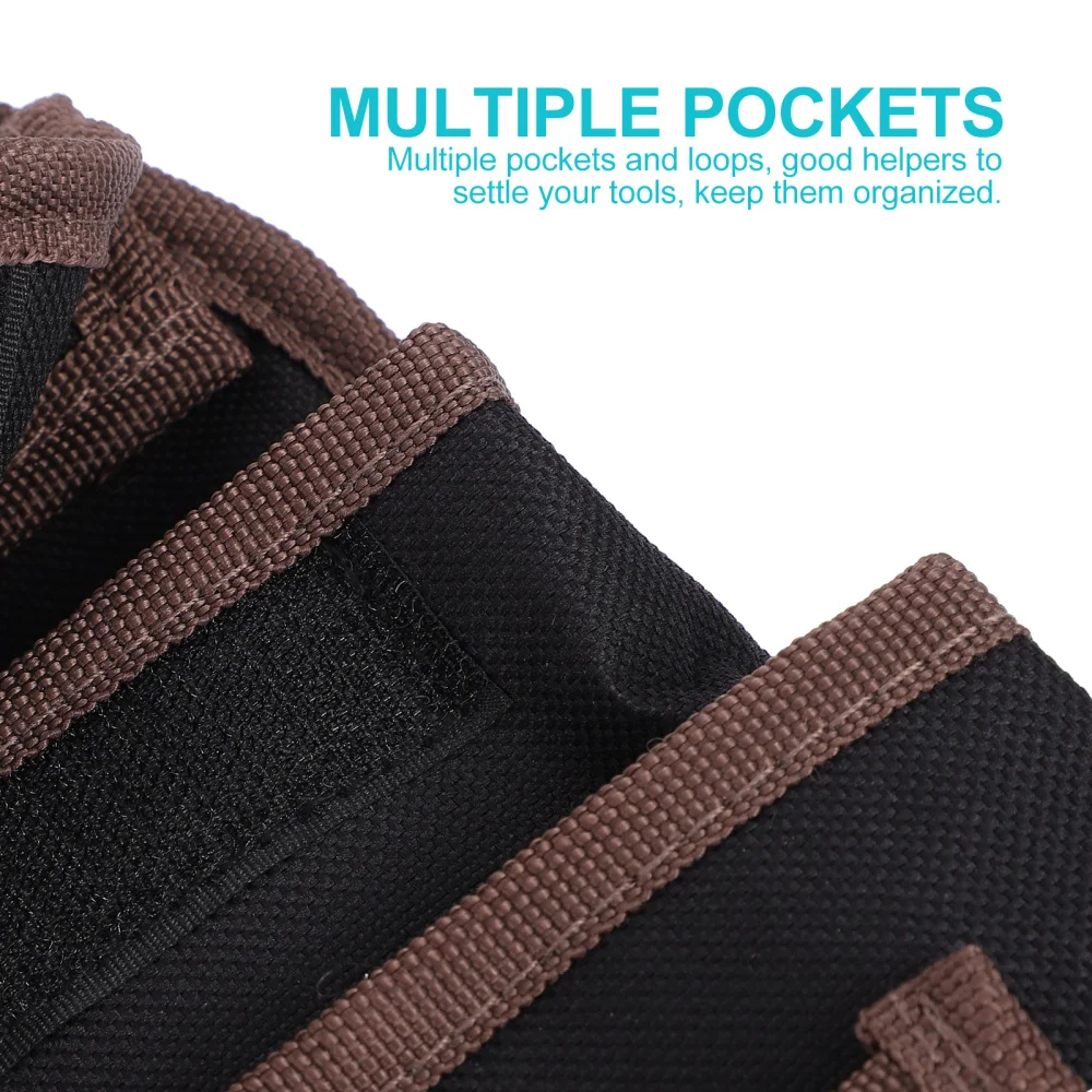 

Adjustable Belt Tool Bag Durable Tool Carrying Pouch for Carpenter and Builder