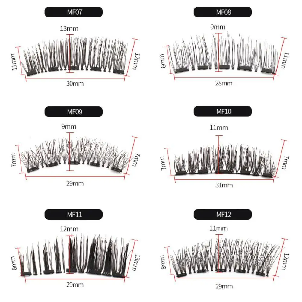 

Magnets Eyelashes Natural Magnetic Eyelashes Reusable False Eyelashes Non-irritating Eyelashes Dropshipping