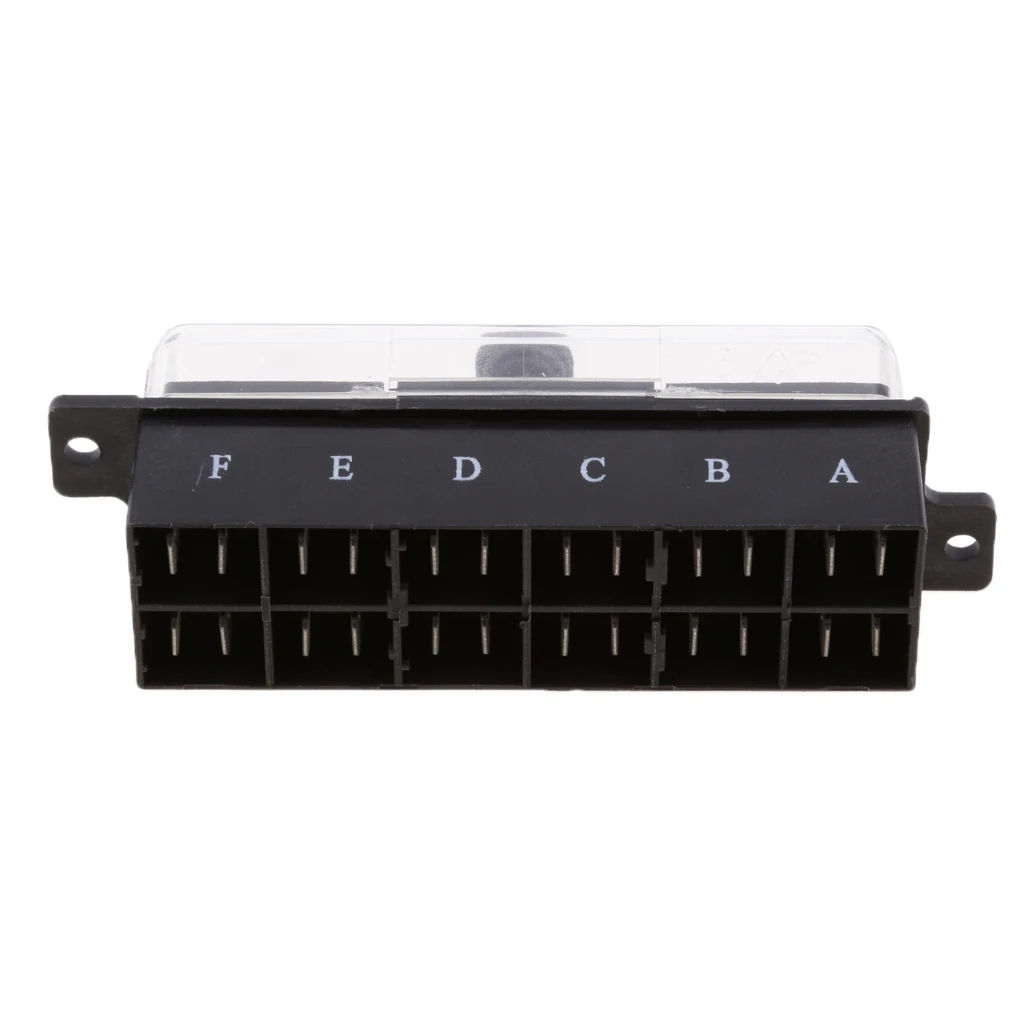 Автомобильный Грузовик 6 Way Circuit Fuse Box блок держатель 32V электрическое