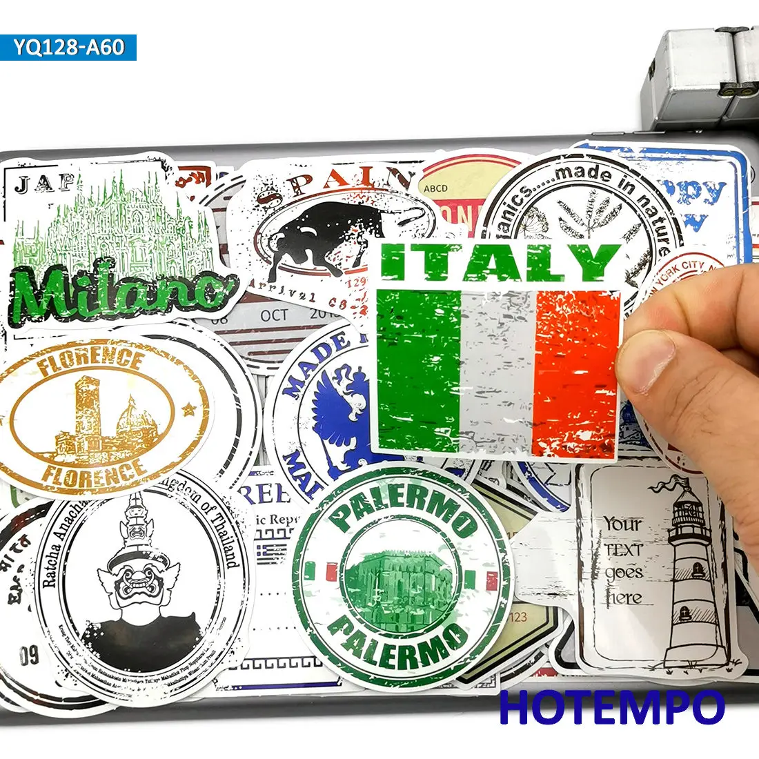 Наклейки для ноутбука чемодана гитары скейтборда велосипеда автомобиля 60