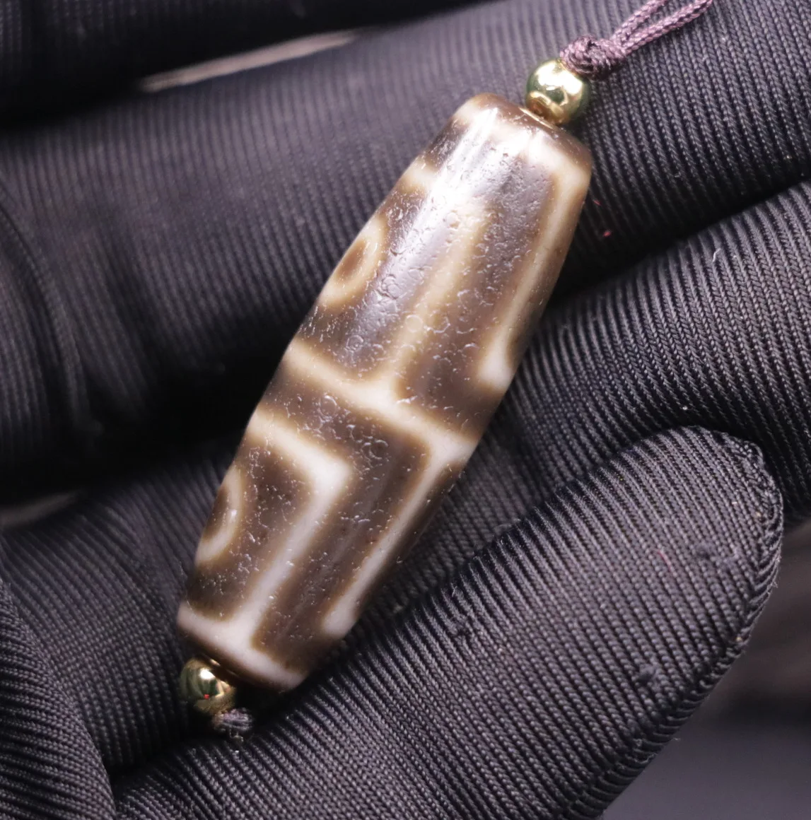 Энергия уникальная магическая сила Тибетский старый Топ маслянистый агат 3 глаза