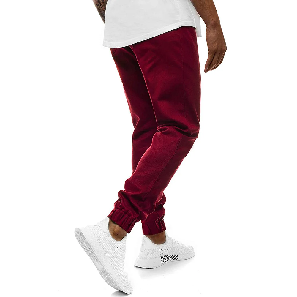 

2021 European and sk American men's plus size solid color tether sports girdles overalls 1582