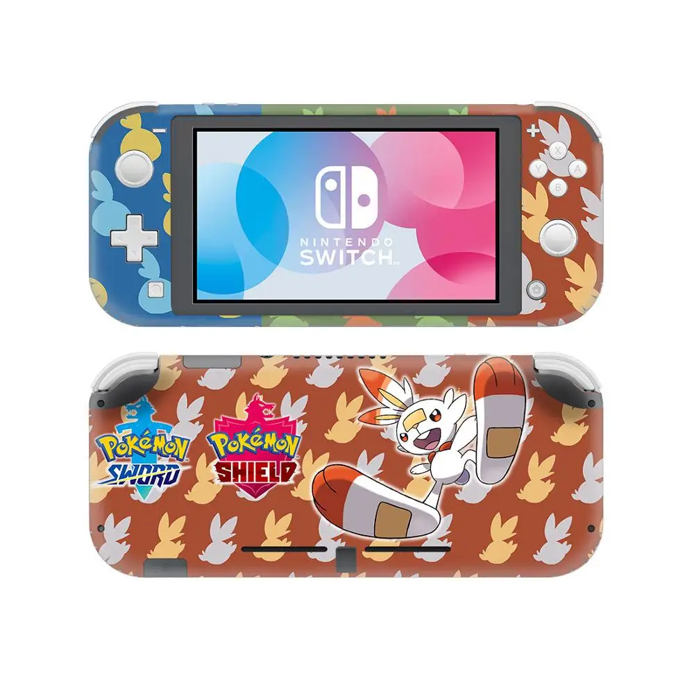 YSNSL0063 Покемон го Меч Щит кожи наклейка для nintendo Switch Lite консоль протектор мини nintendo Switch Lite стикер кожи - Цвет: YSNSL0063