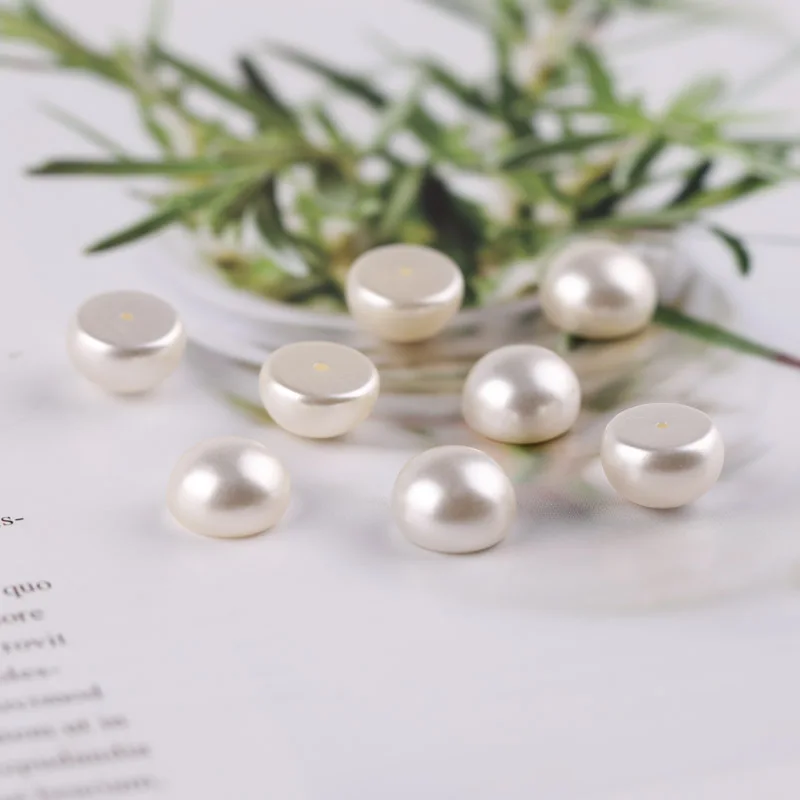 Аксессуары для волос из АБС пластика имитация жемчуга плоский бисер|Бусины| |