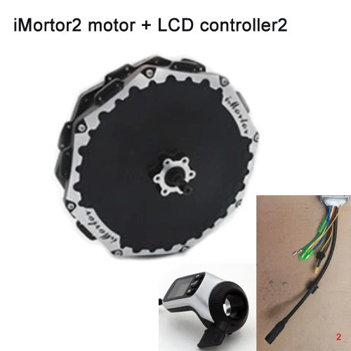 iMortor2 motor LCD2 Комплект для преобразования электрического велосипеда - Цвет: iMortor2 motor LCD2