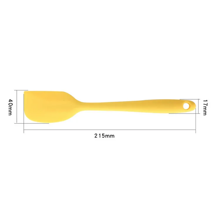 Silicone Cake Cream Spatula Mixing Scraper Brush Spoon Kitchen Baking Tool |