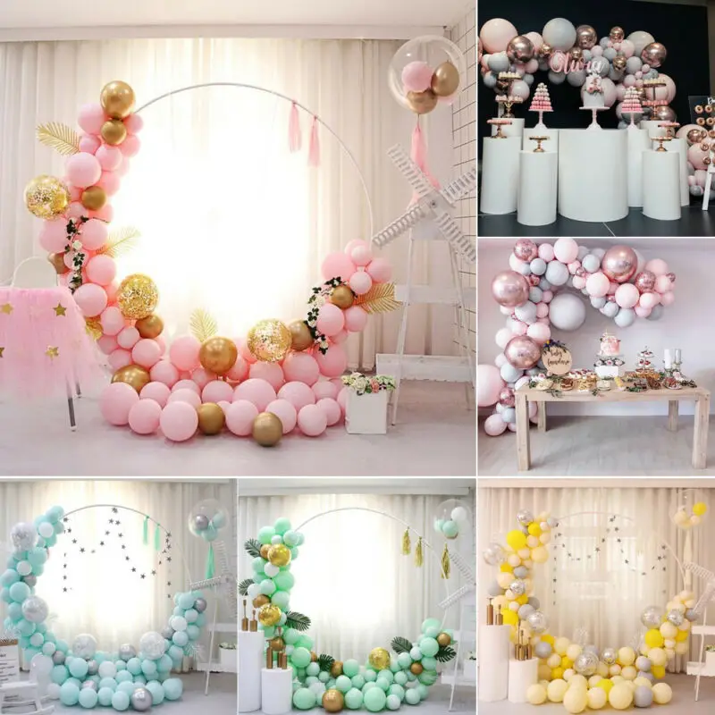 110/165pcs Latex Ballon Balony Birthday Party Candy Balloons Decorations Girl Boy Baby Shower Wedding | Дом и сад