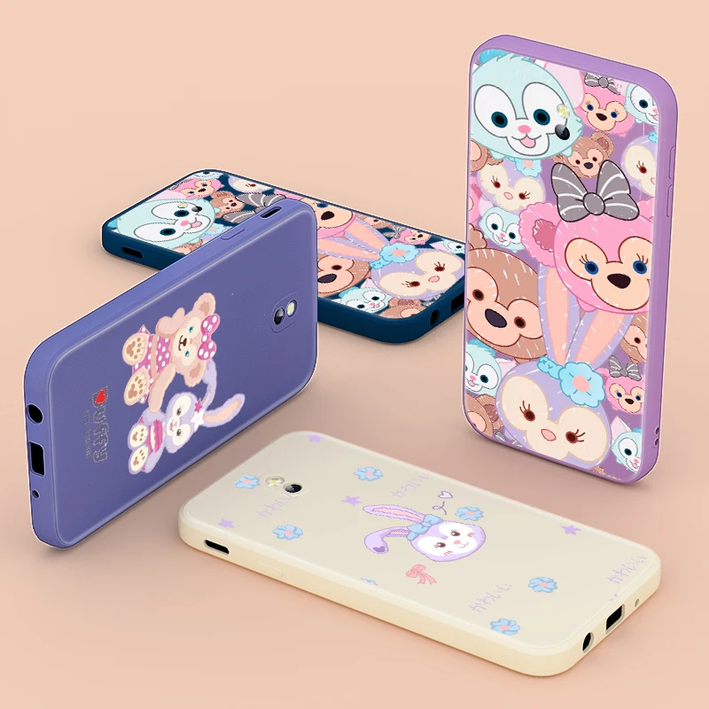 

StellaLou Friend Duffy Disney For Samsung Galaxy J7 J6 J5 J4 J3 J2 Pro Plus Prime Ace 2018 2017 Liquid Silicone Soft Phone Case