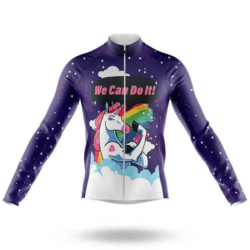 SPTGRVO LairschDan purple funny women's cycling jersey set autumn female cyclist outfit 2020 clothing kit bike clothes | Спорт и
