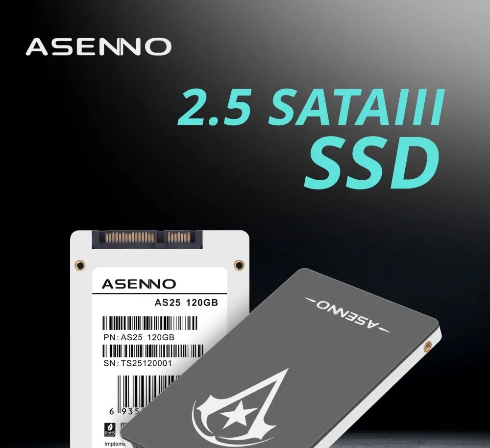 Asenno SSD 1tb Hard Drive 240 gb 480gb 120gb HD SSD SATA HDD 2.5 Solid State Disk For Laptop Computer