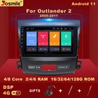 2 Дина fndroid 11 Автомобильный мультимедийный радио для Mitsubishi Outlander xl 2 CW0W 2005-2011For Peugeot 4007For Citroen C-Crosser2007-2013