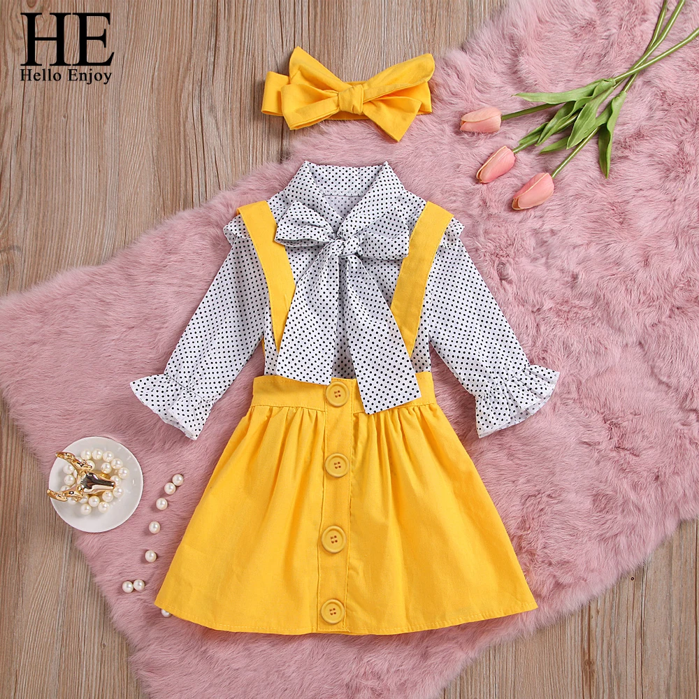 HE Hello Enjoy/комплекты одежды для маленьких девочек коллекция 2020 года летняя рубашка