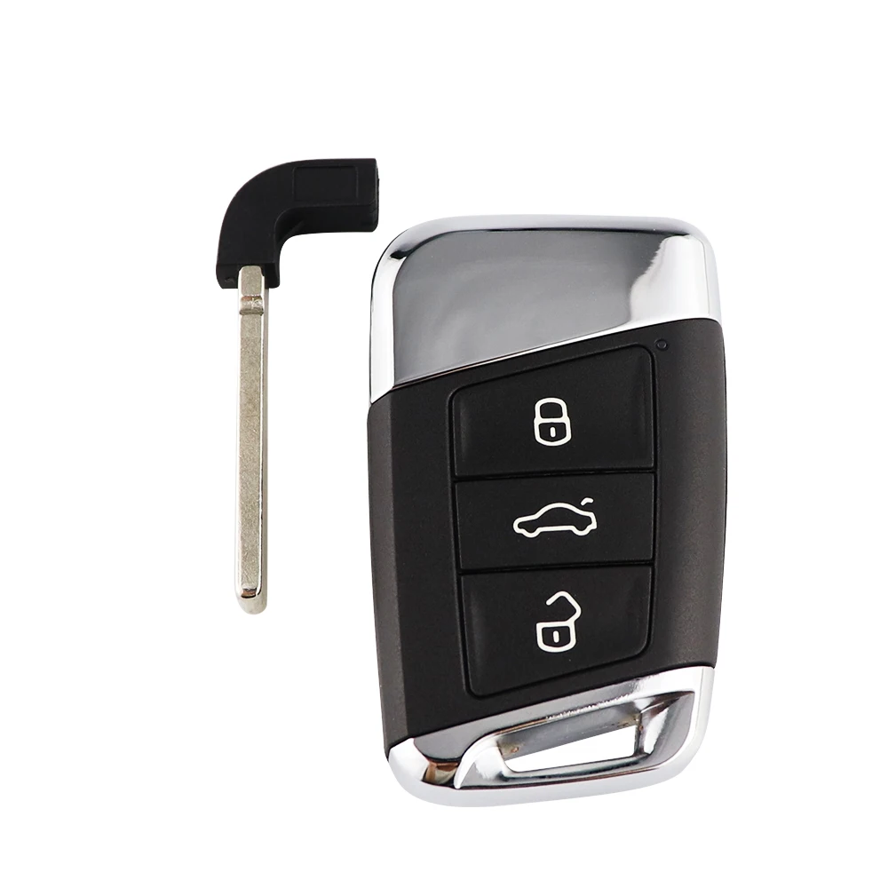 Умный чехол для автомобильного ключа YIQIXIN с 3 кнопками Volkswagen VW великолепный Skoda A7