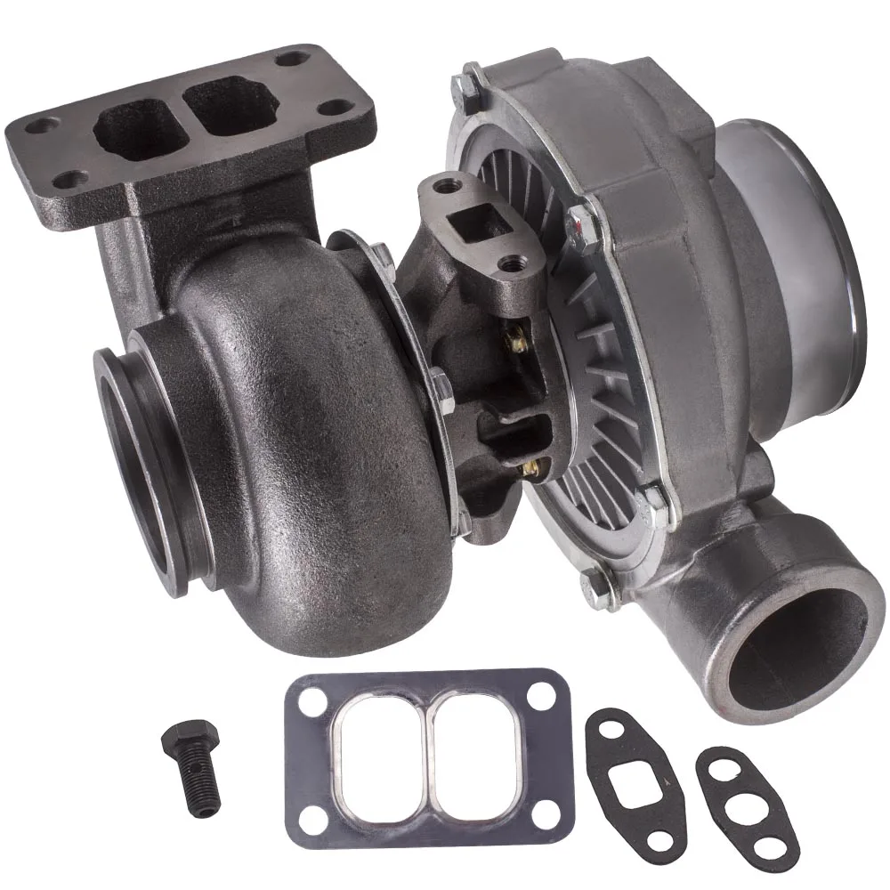 T70 T3 фланец. 70 A/R турбина с масляным охлаждением Универсальный турбонагнетатель