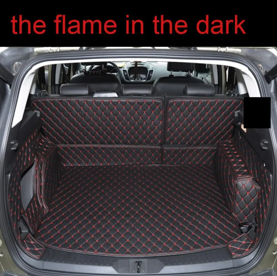 

Кожаный коврик для багажника автомобиля ford kuga 2012, 2013, 2014, 2015, 2016, 2017, 2018, 2019, аксессуары для автомобиля ford escape